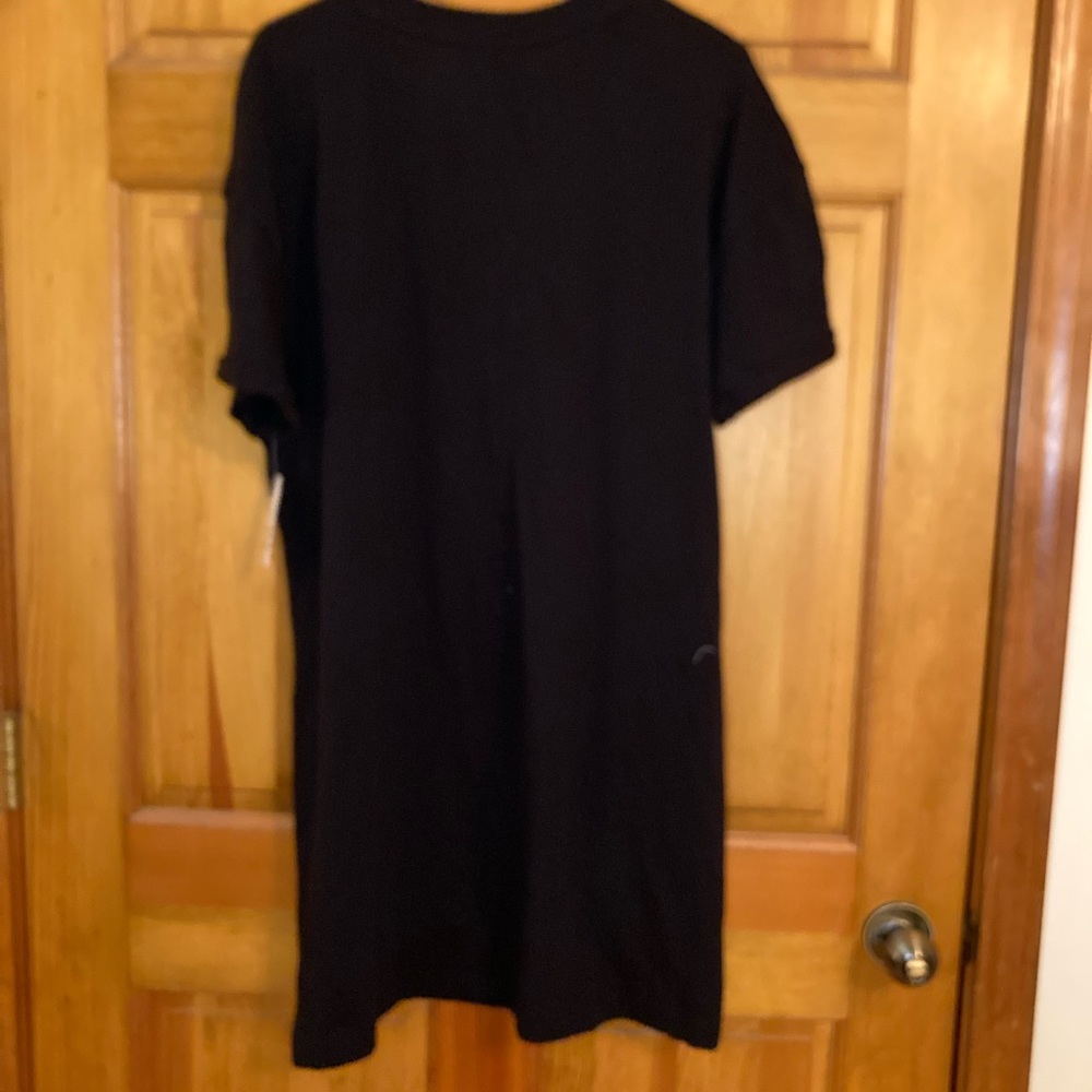 Women’s black t-shirt dress